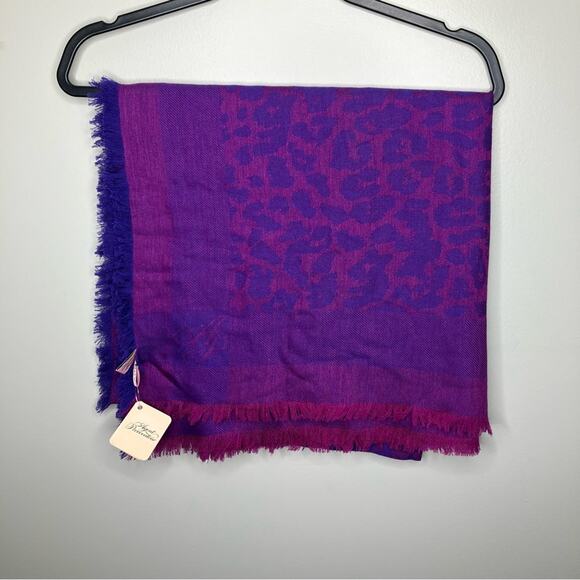 NWT Agent Provocateur RARE Leo Scarf Leopard Cheetah Pink Purple - Picture 4 of 8